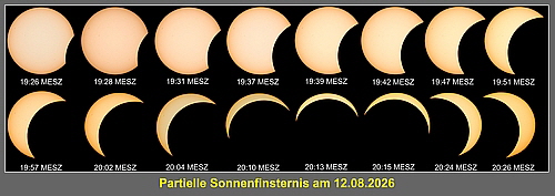 Partielle Sonnenfinsternis 08.08.2026